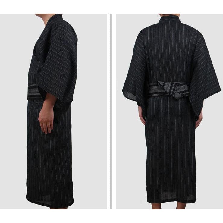 Long Yukata Homme Bleu