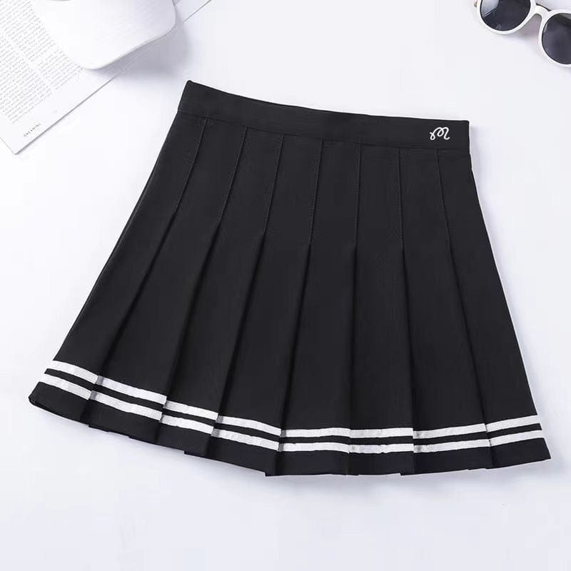 Mini Jupe Ecolière Japonaise Noir / S