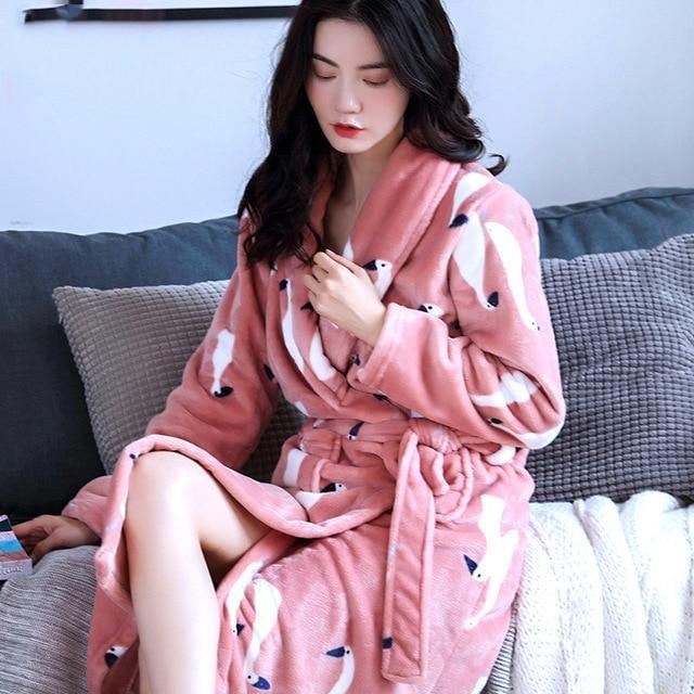 Peignoir Kimono Femme Rose / XL(170cm)