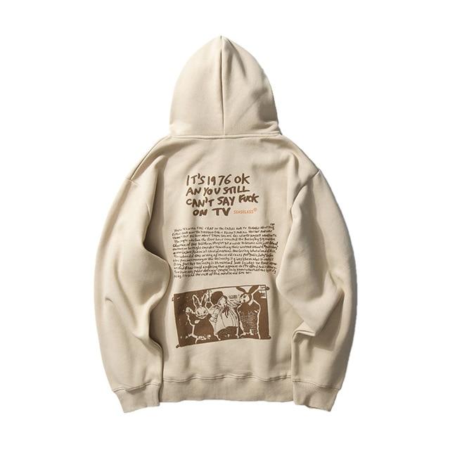 Pull Streetwear Homme Beige / XL