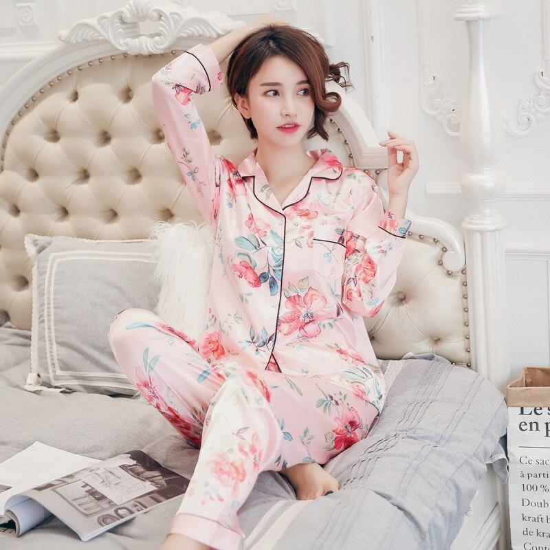 Pyjama Femme Soie Japonais Rose Clair Rose Pastel / M