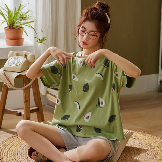 Pyjama Japonais Femme Vert