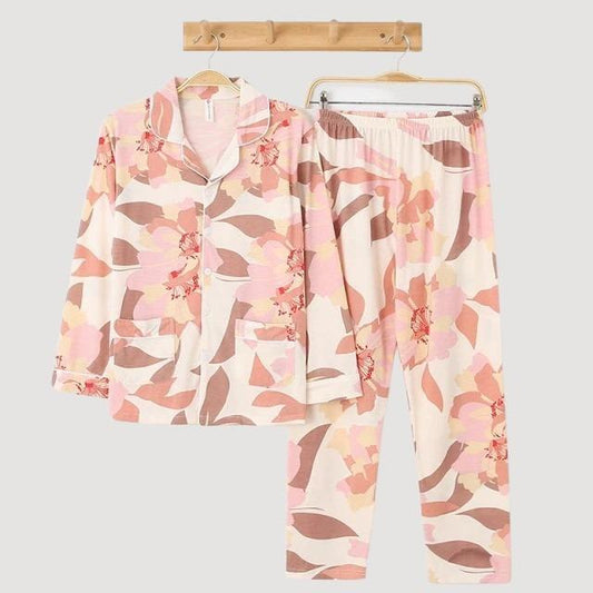 Pyjama Kimono Femme Fleurs