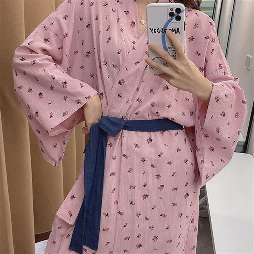 Robe de Chambre Kimono Rose