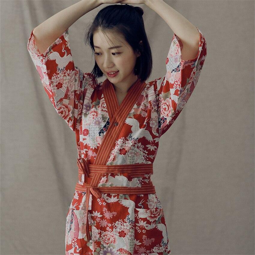 Robe Rouge Kimono