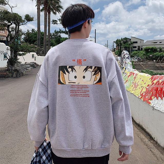 Sweat Japonais Goku Gris / M