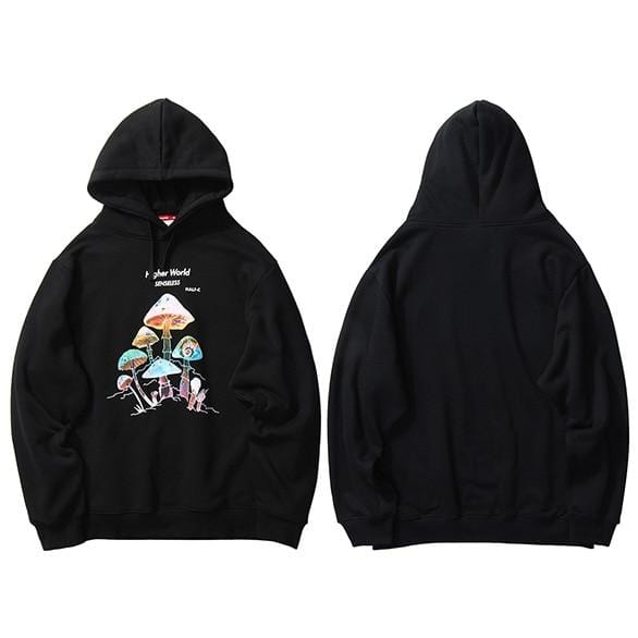 Sweat Japonais Higher World Noir / M