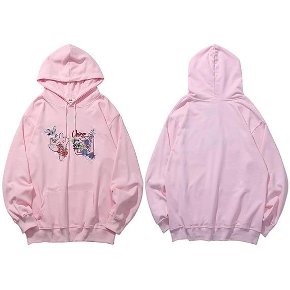 Sweat Japonais Kanji Rose / L