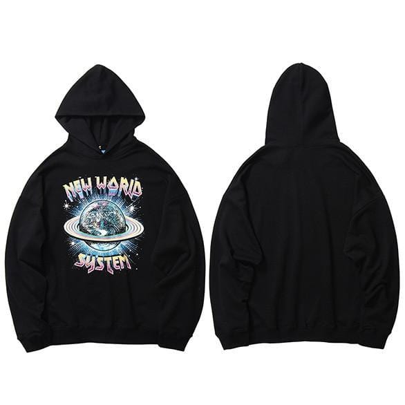 Sweat Japonais New World Noir / M