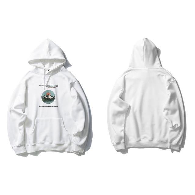 Sweat Japonais Peak Blanc / M