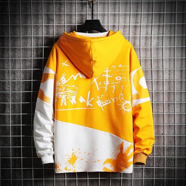 Sweat Shirt Japonais Jaune / M