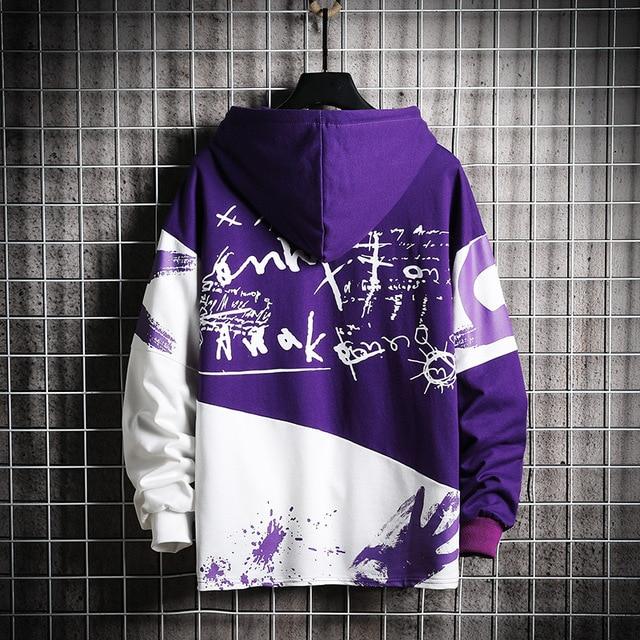 Sweat Shirt Japonais Violet / M