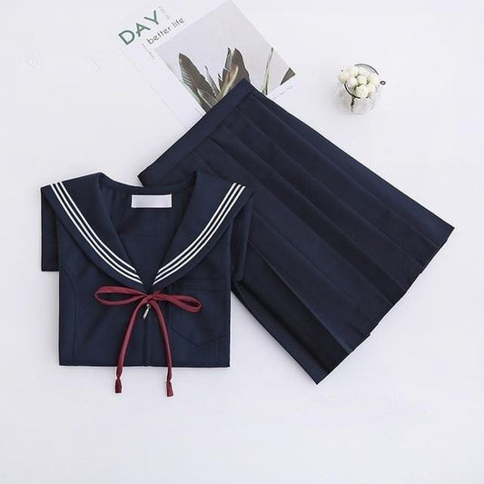 Tenue écolière japonaise Bleu / S