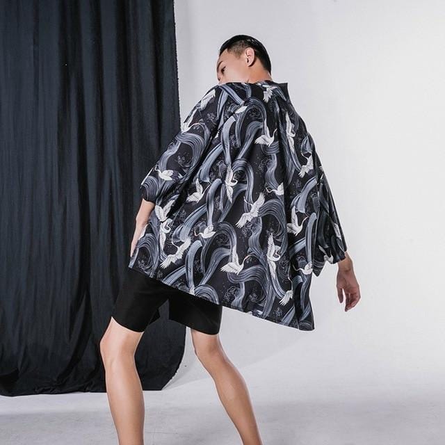 Tsuru Kimono Gris / XXL