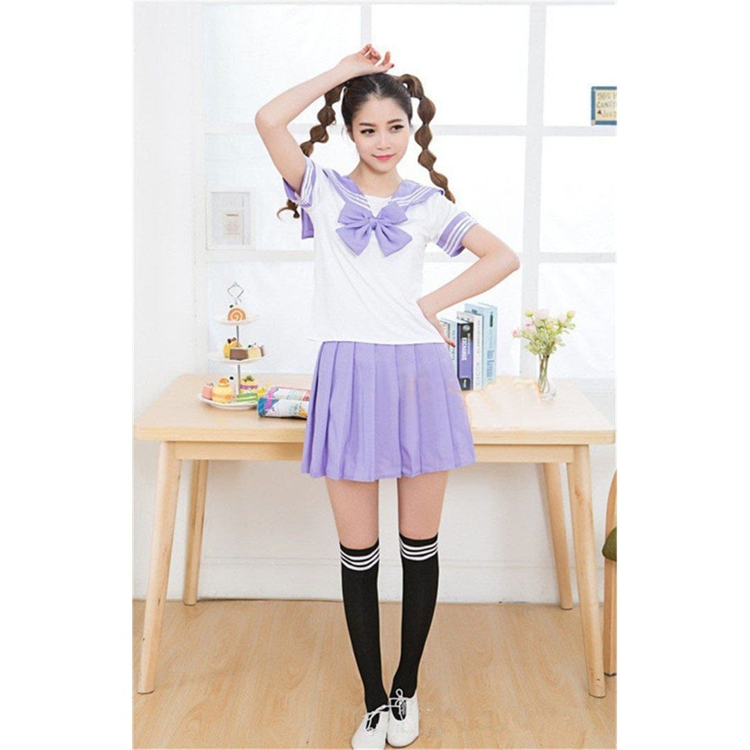 Uniforme Japonais Fille - Violet Violet / S