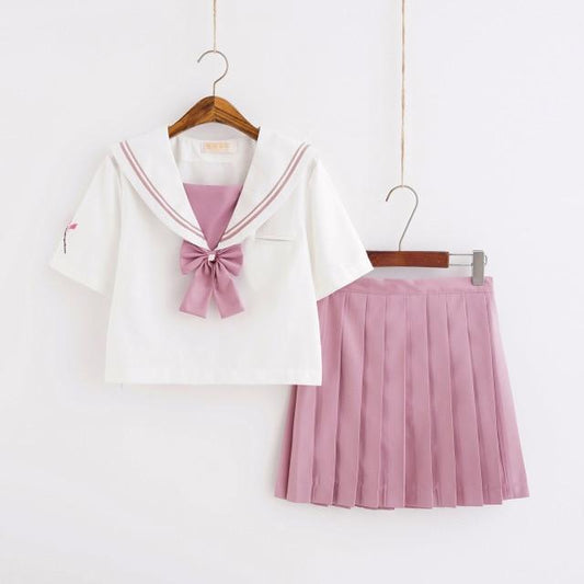 Uniforme scolaire japonais Classique Rose Rose / S