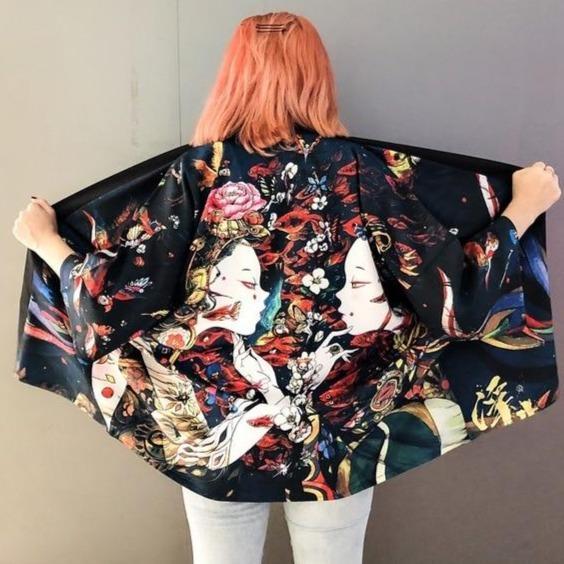 Veste Kimono Femme Japonais