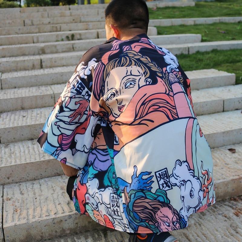 Veste Kimono Homme Japonais