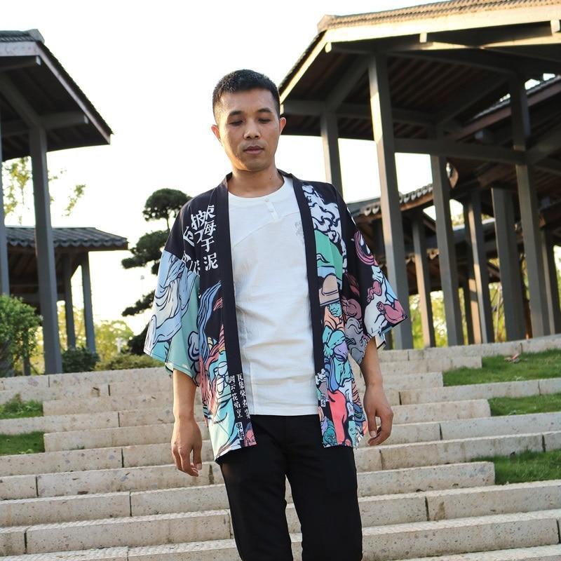 Veste Kimono Homme Japonais