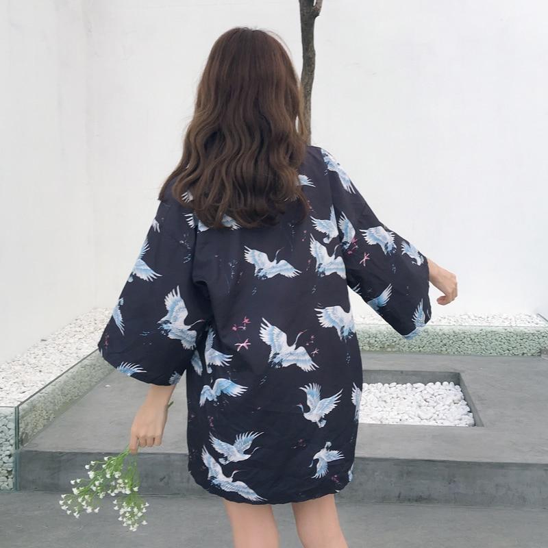 Veste Kimono Noir Femme