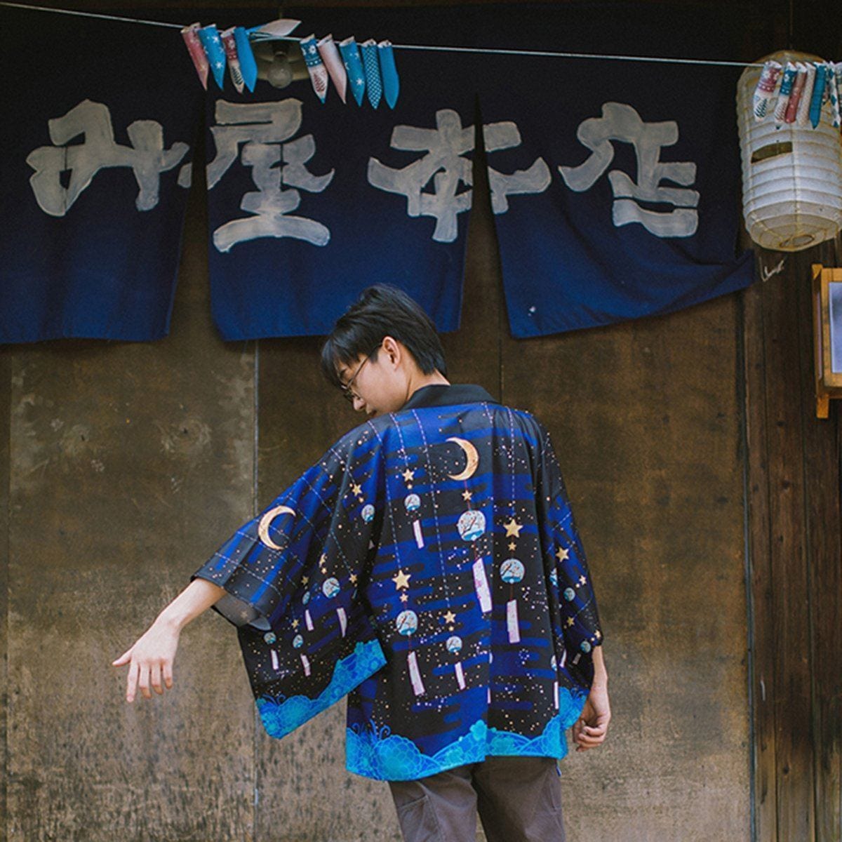 Veste Style Kimono Japonais Homme