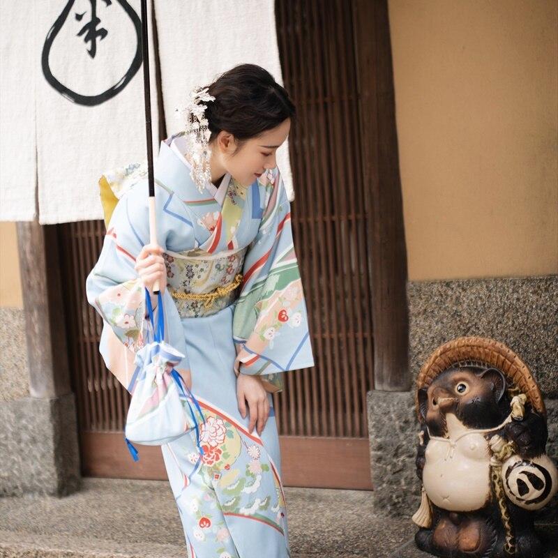 Vrai Kimono Japonais Femme