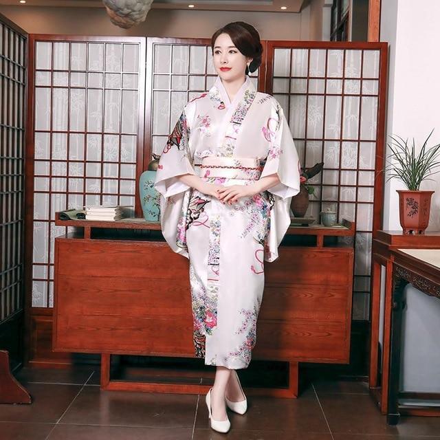 Yukata Femme Blanc