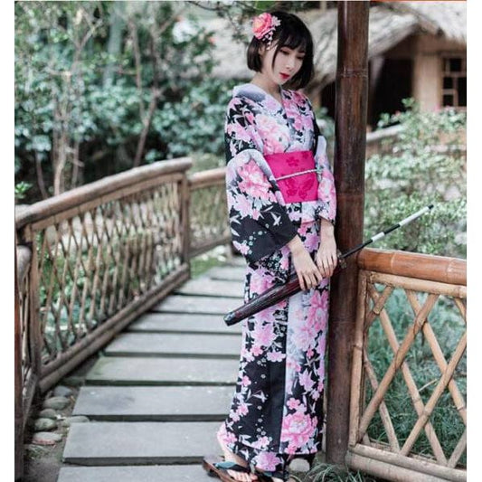 Yukata Femme Fleur de Cerisier