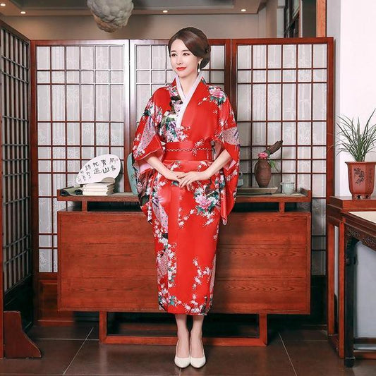 Yukata Femme Rouge