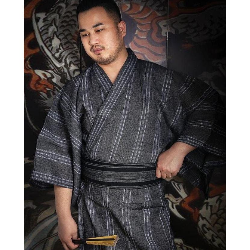 Yukata Homme Brodé & Bleu