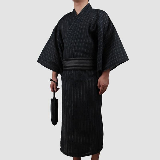 Yukata Homme Brodé & Noir