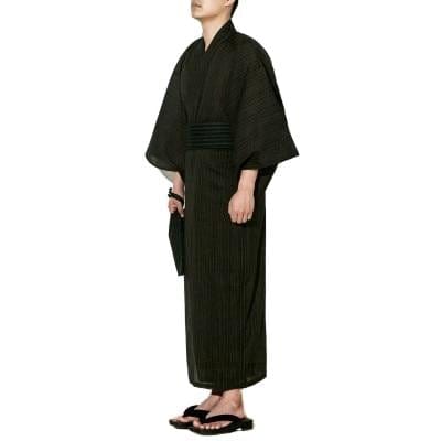 Yukata Homme Classique Neon Noir / L