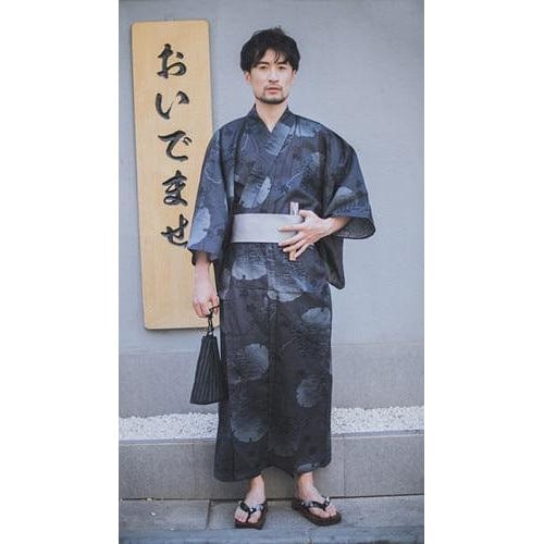 Yukata Homme Motif Clair de Lune M