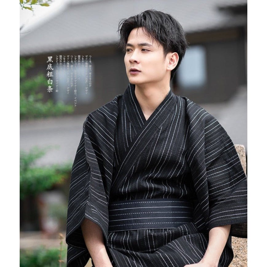 Yukata Homme Rayé